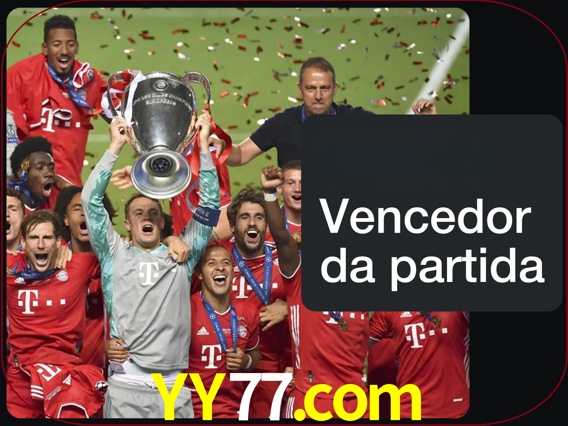 Aposte no vencedor e ganhe uma grande quantia de dinheiro.