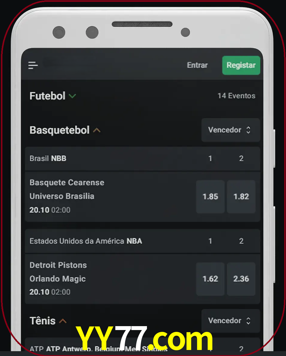 Aposte e assista aos esportes em formato ao vivo.